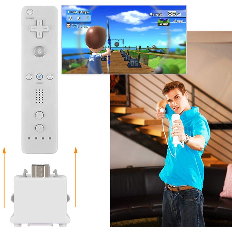 LACTIVX Wii Motion Plus Adapter, 2 Packs Upgraded Motion Attachment for Wii Remote Controller (White) - Image 3
